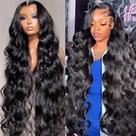 Perucas frontais de renda Yamikk Body Wave 32" Human Hair 180 Density Perucas frontais de renda Yamikk Body Wave 32" Human Hair 180 Density