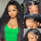Perucas frontais de renda ZANPAL Deep Wave 100% cabelo humano 22" Perucas frontais de renda ZANPAL Deep Wave 100% cabelo humano 22"