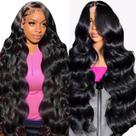 Perucas IUpin 250% de densidade 71 cm Body Wave HD Lace Front 13x6