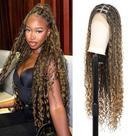 Perucas trançadas Beauart Brinbea HD Lace Front 36 cm Castanho claro