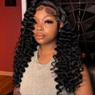 Perucas Twigoal Loose Deep Wave de 28 polegadas HD Lace Human Hair