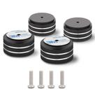 Pés de isolamento de alto-falante Monosaudio 40x20mm Alumínio Preto x4