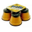 Pés Para Geladeira e Fogão Redondo com Rodízio Kit 4 Pés