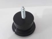 Pes Para Sofa e Moveis em Geral Com Altura de 3,5 cm Preto Com 8 Unidades Pes Para Sofa e Moveis em Geral Com Altura de 3,5 cm Preto Com 8 Unidades