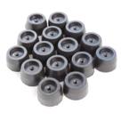 Pés Pezinho Redondo Grande Pes 3cm Preto Baú e Puff Suportar 100 kg Pacote com 50Un