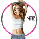 Pesado Hula Hoop Pink de 1 kg para adultos e crianças