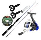 Pesca Albatroz Ultra Light Vara 8-16 LBS+ Molinete - Itens