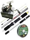 Pesca Ultra Light Molinete C. Aluminio + Vara Maruri + Linha