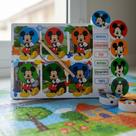 Pescaria Divertida Disney Mickey Minnie Vara Imã Infantil Motor Encaixe Emoções Cores Coloridos