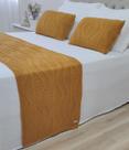 PESEIRA MANTA TRICO CASAL QUEEN 230X60cm +2 CAPA DE ALMOFADA C11