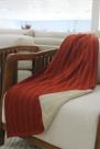 Peseira Tricô Tranças Forrada Pelo Sherpa HomeBliss