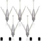 Peso de pesca Zsrivk Sputnik Sinkers, pacote com 5, 85-140 g