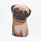 Peso de Porta Cachorro Pug Decoração Divertida