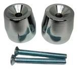 Peso Pezinho De Guidao De Moto Pcx 150 Aluminio Cromado Par