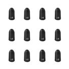 Pesos de pesca Fishfun Tungsten Bullet 10g, pacote com 12 unidades, preto