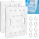 Pesos para Escada de Piscina FMOACEN 2 unidades HDPE 44x32x3 cm