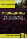 Pesquisa Jurídica Metodologia da Aprendizagem Aspectos, Questões e Aproximações - Juruá