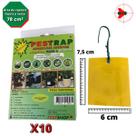 Pestrap Amarela Pega Fungus Gnats Mod Ret Pq 7,5x6 10 un Pestrap Amarela Pega Fungus Gnats Mod Ret Pq 7,5x6 10 un