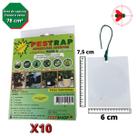 Pestrap Branca Pega Fungus Gnats Mod Ret Pq 7,5x6 10 un Pestrap Branca Pega Fungus Gnats Mod Ret Pq 7,5x6 10 un