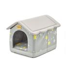 Pet Bed House Jiupety Cozy Indoor/Outdoor S para cães e gatos
