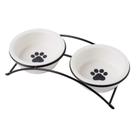 Pet Bowls KitchenleStar Ceramic Elevated Cat Food 350 ml