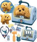 Pet Care Playset TEUVO Robot Dog Toys com kit veterinário para crianças