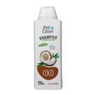 Pet Clean Shampoo E Condicionador Coco 700mL Cães Gatos Pet Shop
