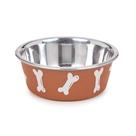 Pet Feeder Master Grooming Goodie Bowl em aço inoxidável médio
