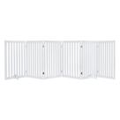 Pet Gate unipaws 305 cm, extra largo, dobrável, interior branco