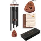 Pet Memorial Wind Chimes VENBEEL de 28 polegadas em alumínio e pinho