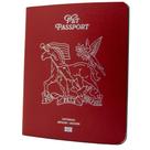 Pet Passport United Pet Club Premium em couro PU para animais de estimação