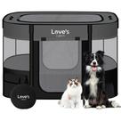 Pet Playpen Love's cabin Puppy Dog Tent Cage interna/externa Pet Playpen Love's cabin Puppy Dog Tent Cage interna/externa