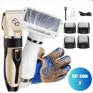 Pet Premium: Tosa Compacta, Secador e Luva Azul Ajustável