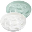Pet Slow Feeder Bowl Ntial Cat Feeder 2 peças verde melamina