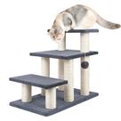Pet Stairs SOCATER 3 Steps para cães e gatos de 20 polegadas cinza