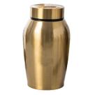 Pet Urn Gold em aço inoxidável à prova de umidade 100g 6x6x13,5 cm