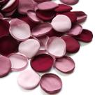 Pétalas de rosa Floroom 500 unidades de seda sintética cor de vinho, marrom, lilás