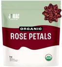 Pétalas de Rosa Orgânicas para Chá J MAC BOTANICALS 226 g