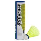 Peteca YONEX Mavis 350 de nylon com tampa azul amarela