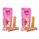 Petisco Blue Forest Pet Traquéia Tubinho para Cães 2 Unidades no pacote.