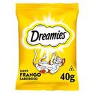 Petisco Dreamies Sabores CARNE - FRANGO - QUEIJO - PASTELZINHO Gatos Adultos 40 g - Mars Petisco Dreamies Sabores CARNE - FRANGO - QUEIJO - PASTELZINHO Gatos Adultos 40 g - Mars