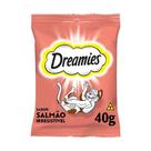 Petisco Dreamies Salmão Irresistível Gatos Adultos Petisco Dreamies Salmão Irresistível Gatos Adultos