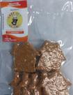 Petisco Natural aveia e banana 100 gramas formato casinha