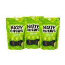 Petisco natural casco bovino cães natty (caskets) - kit 3un