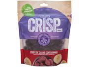 Petisco para Cachorro Adulto Natural Crisp - Chips de Carne com Banana 100g