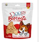 Petisco Para Cães Adultos Biscoito Doogs Carne 200 Gramas