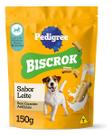 Petisco Para Cães Adultos Raças Pequenas Leite Pedigree Biscrok Pouch 150g