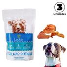 Petisco Para Cães Natural Desidratado Mordedor Lecker Orelha Suína Petisco Para Cães Natural Desidratado Mordedor Lecker Orelha Suína