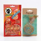Petisco Para Gatos Cremoso ChuChups 4x15gr com brinquedo
