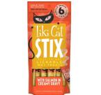 Petisco Tiki Cat Stix Salmão Com Molho Cremoso 6 Saches de 14,1gr